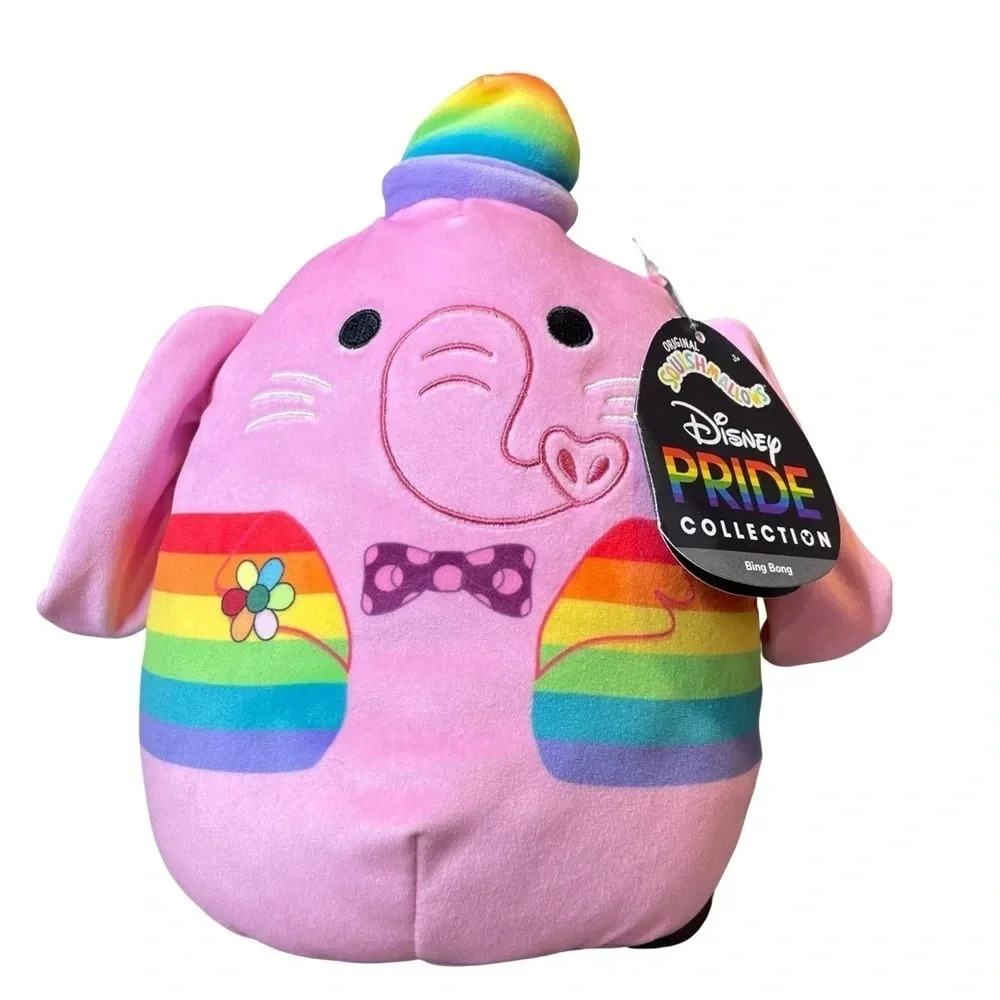 BINGBONG 🌈 Pink Elephant Disney PRIDE Collection Original Squishmallow • NWT